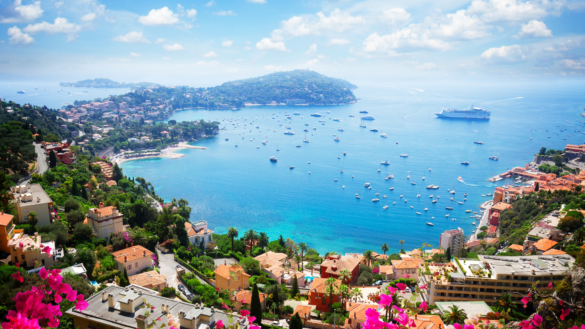 Views over the French Riviera